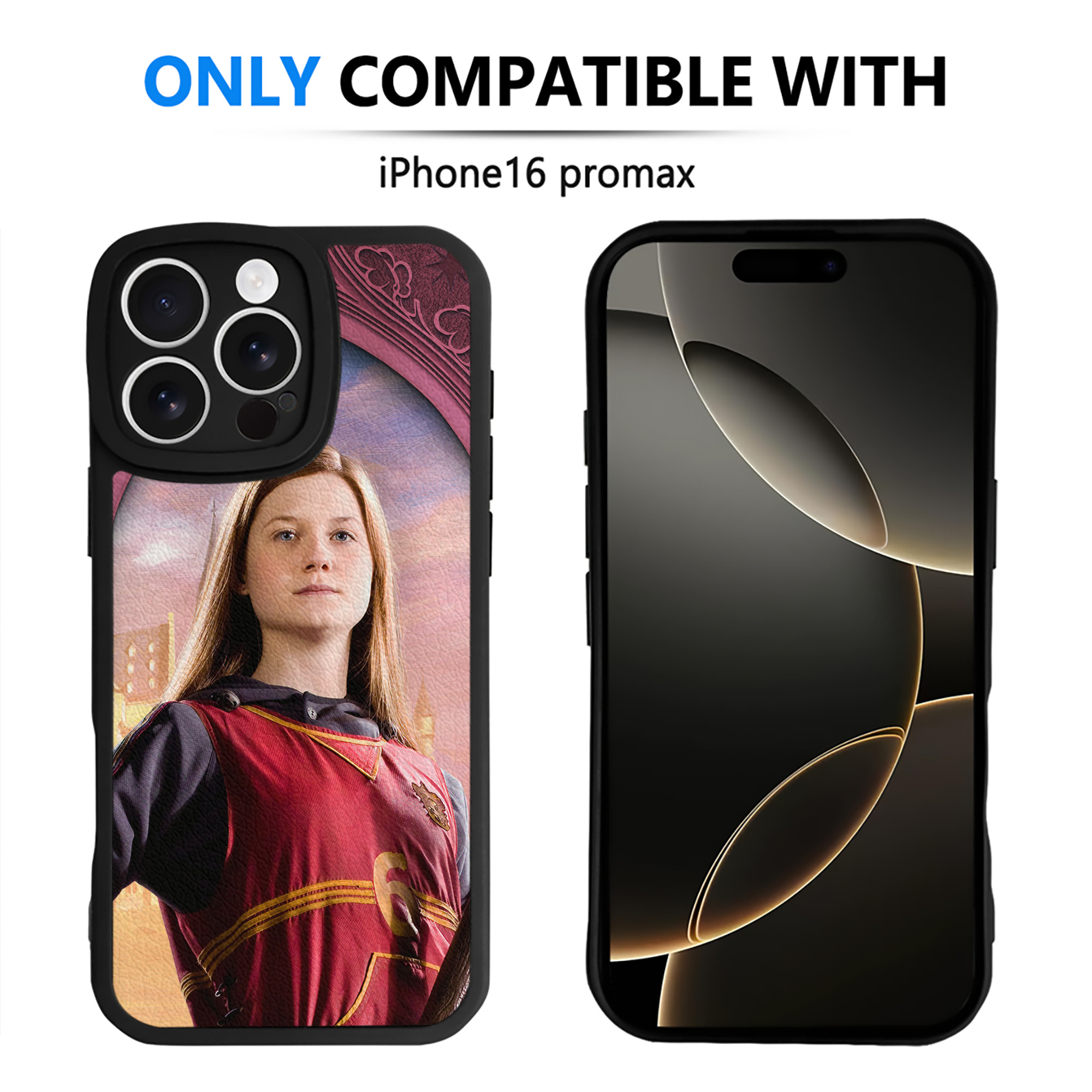 （画像用） Harry Potter ハリー・ポッターシリーズ 【iPhone 16シリーズ対応】シリコンスマホケース（レザー調） 材質：シリコン